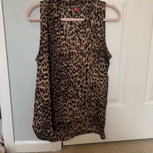 Cheetah Print Blouse - Vince Camaro
